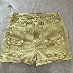 American Eagle Outfitters Women's Olive Cargo Shorts